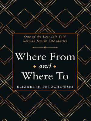cover image of Where From and Where To